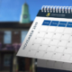 calendar with verulam school logo at top