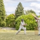 wicket keeper catches ball