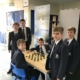 students playing chess