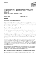 Verulam School Ofsted Report May 2024